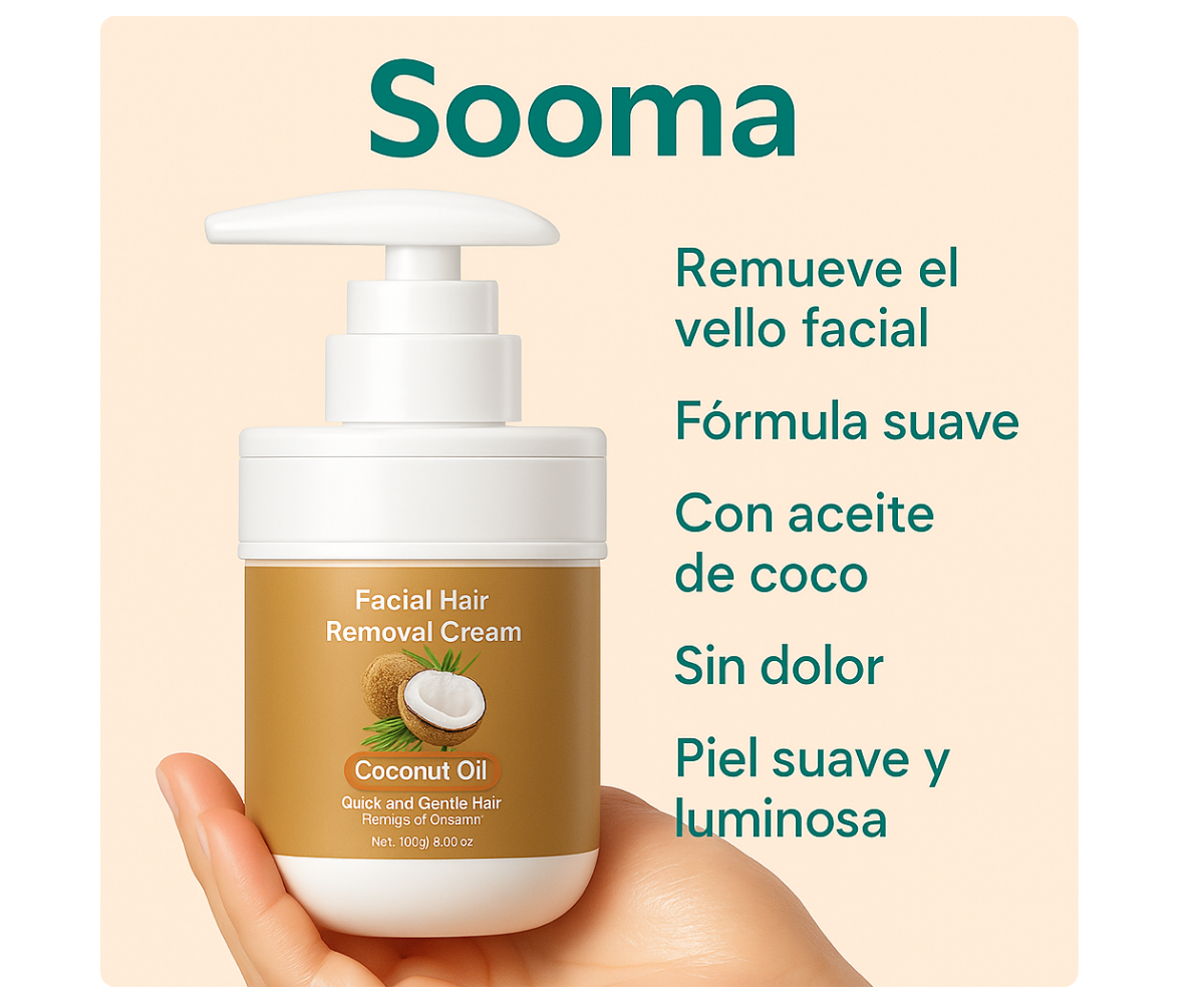 Crema Depilatoria Facial Sooma